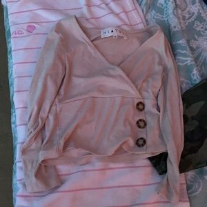 Cream color mini shirt